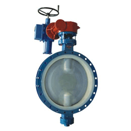 國标(biāo)氟襯裏(li)蝶閥（法(fa)蘭）